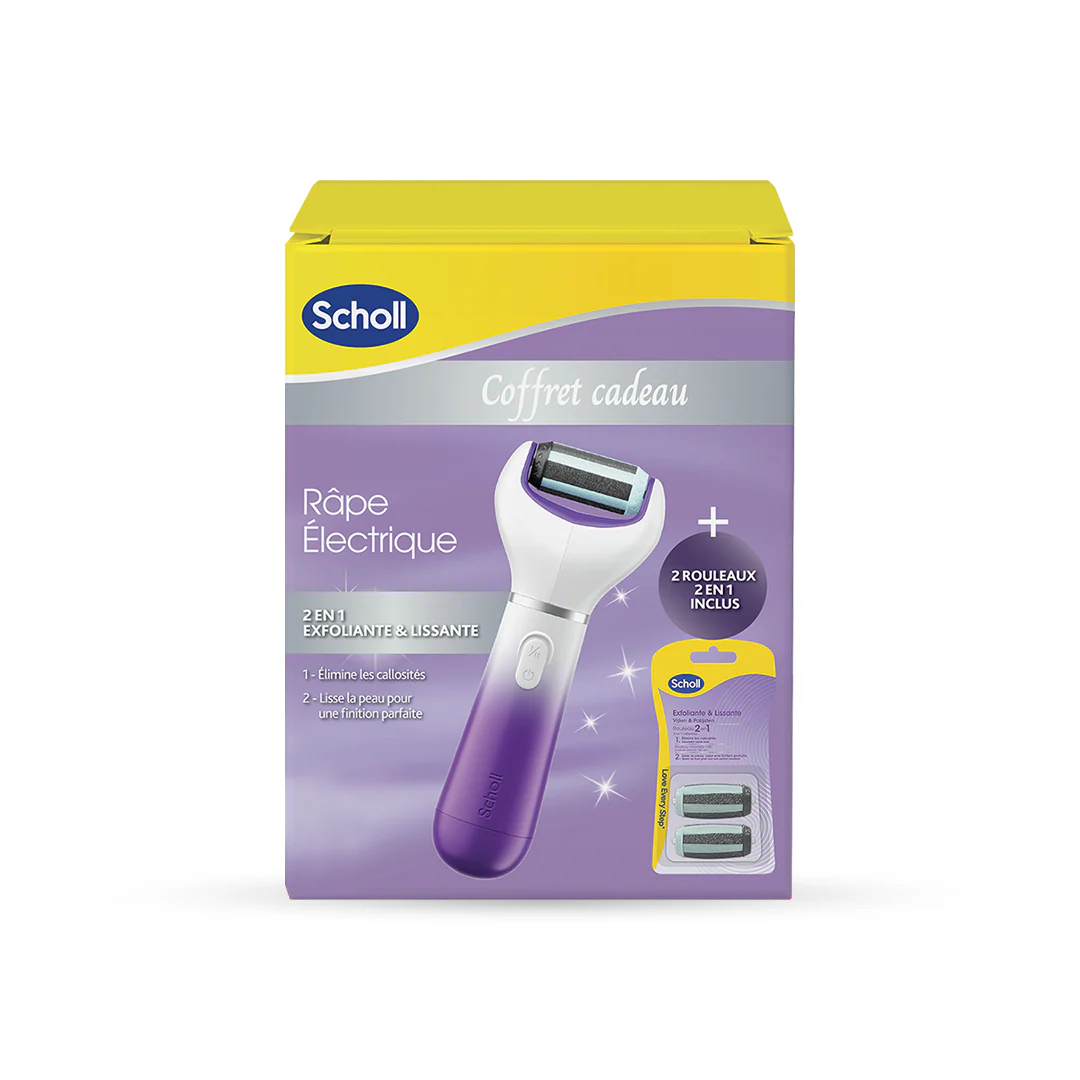 Coffret Scholl Râpe Electrique + Recharges 2 en 1