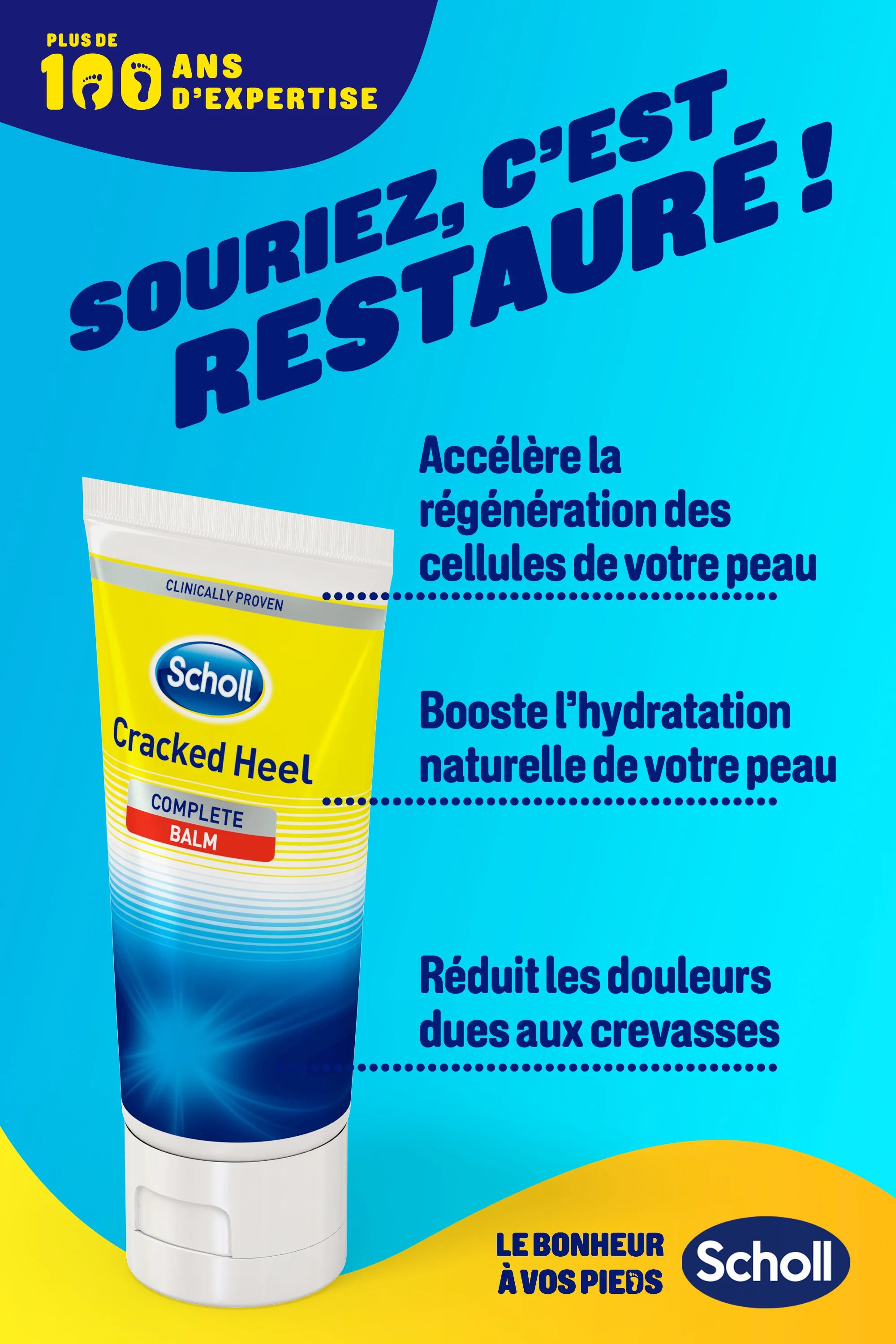 Scholl Crème Anti-Crevasses Talons 24h - Image 4
