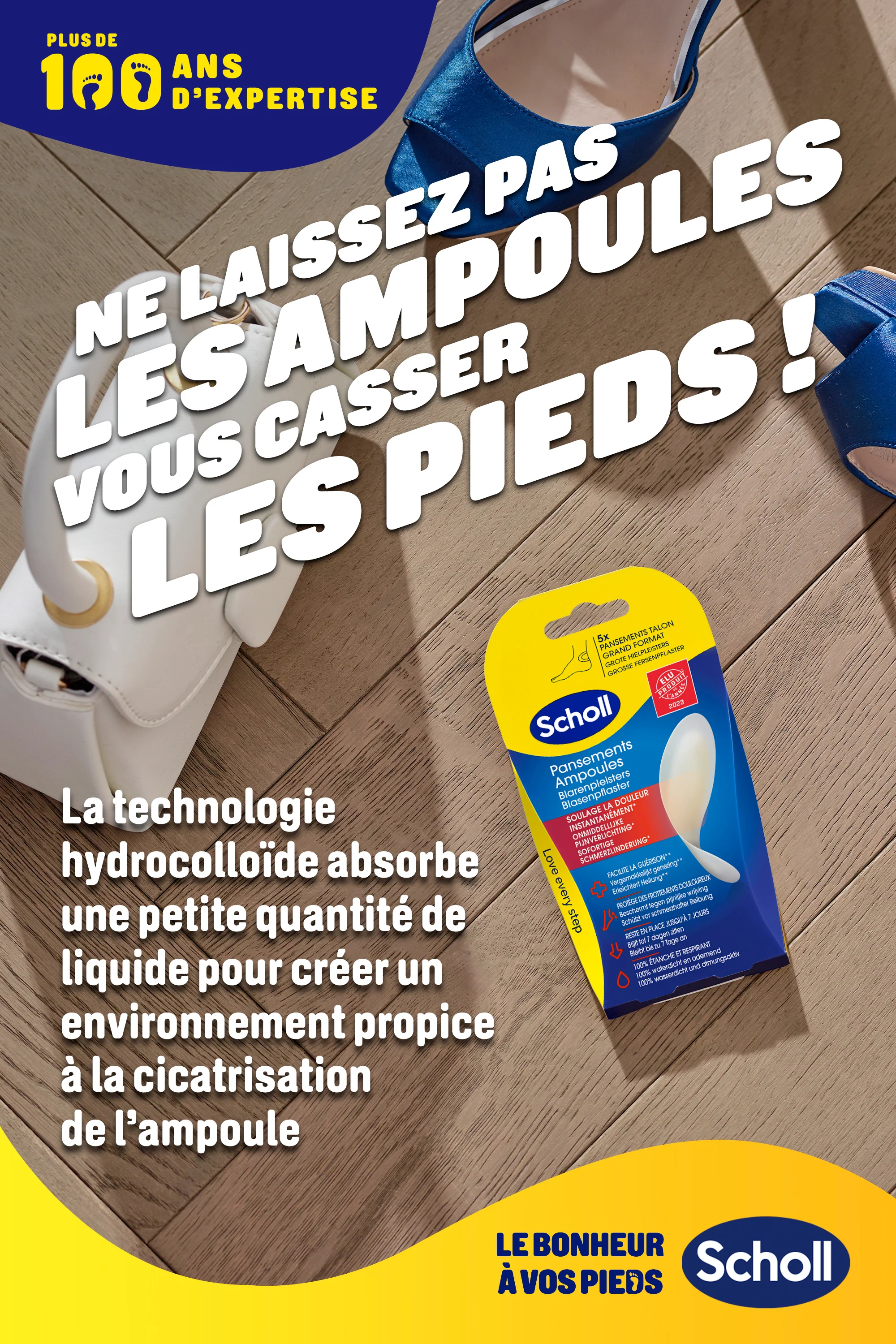 Pansements Ampoules Grand Format pour talon - 5 pansements - Image 4