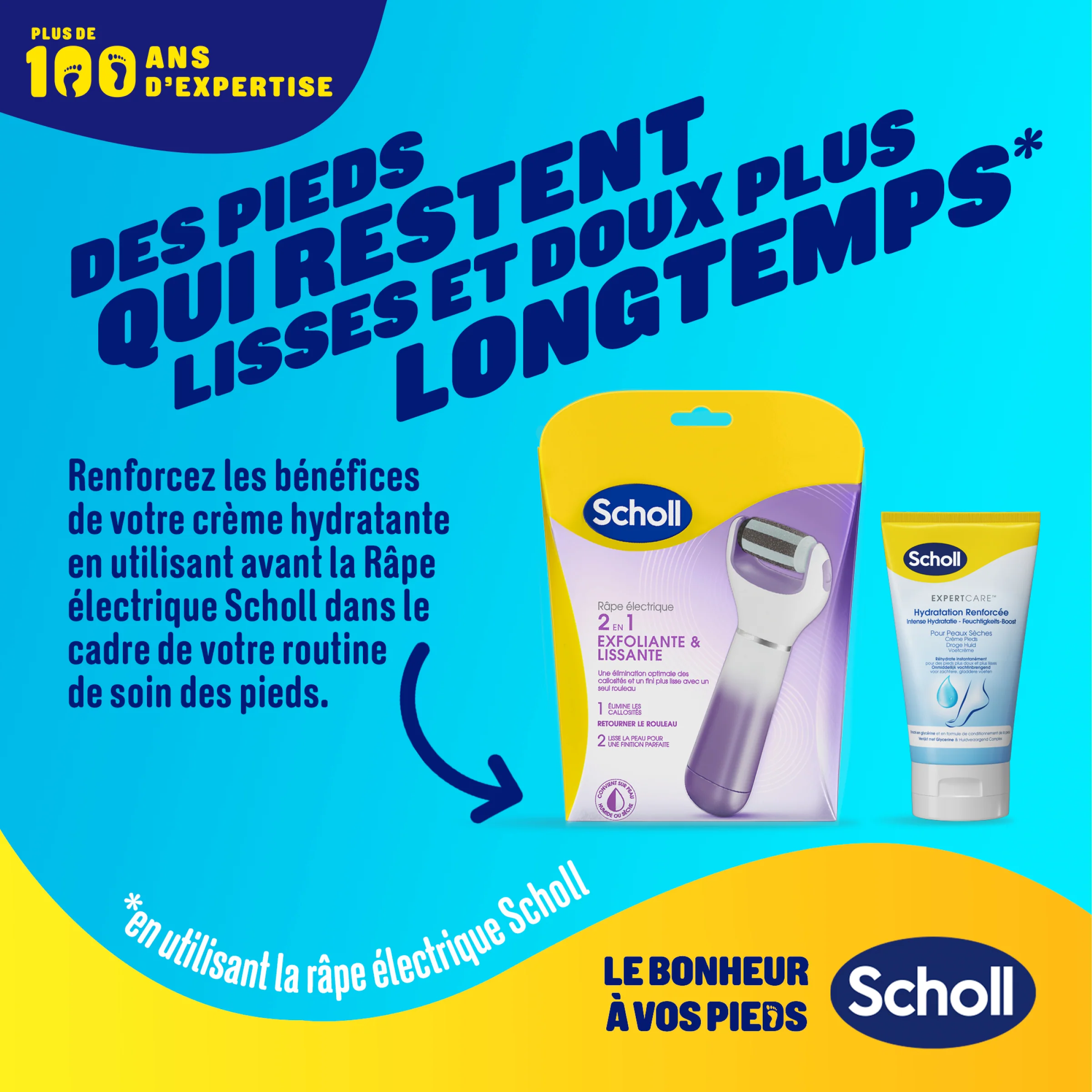 Scholl Crème Pieds Hydratation Renforcée pour peaux sèches, 150ml - Image 9