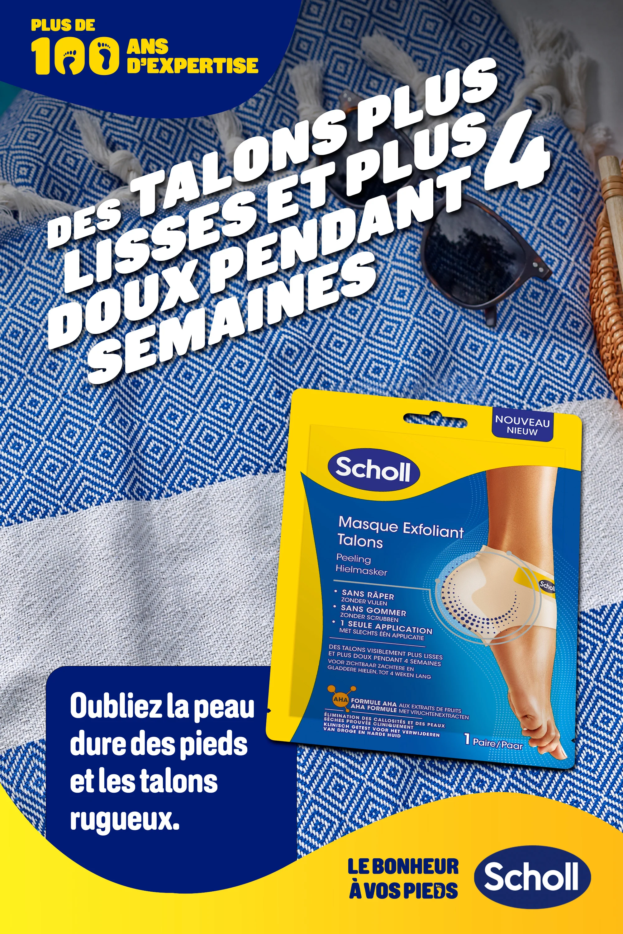 Masque Pieds Exfoliant Talon Scholl - Image 2