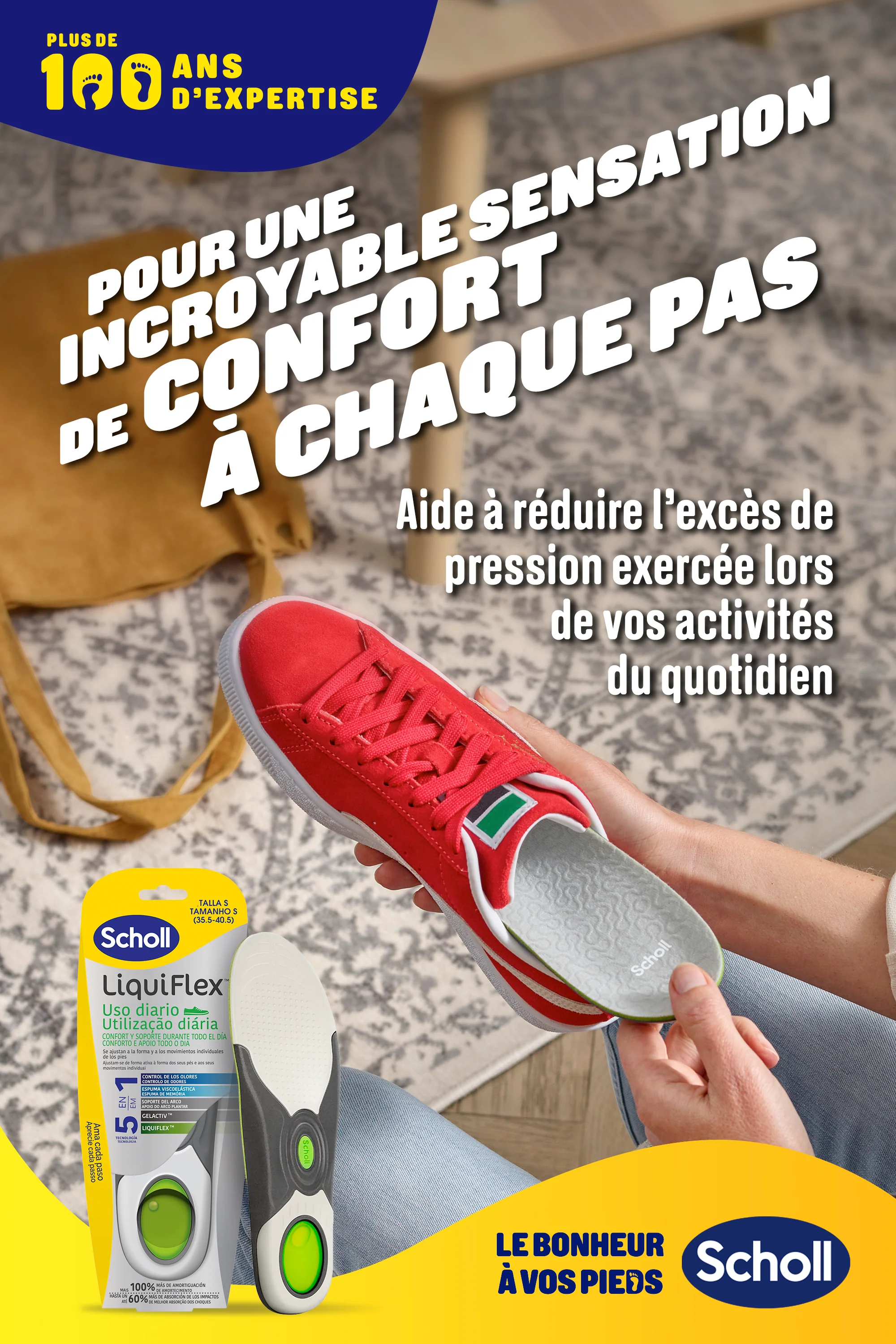 Semelles Scholl LiquiFlex Soutien Quotidien Femmes Pointure 35.5 - 40.5 - Image 5