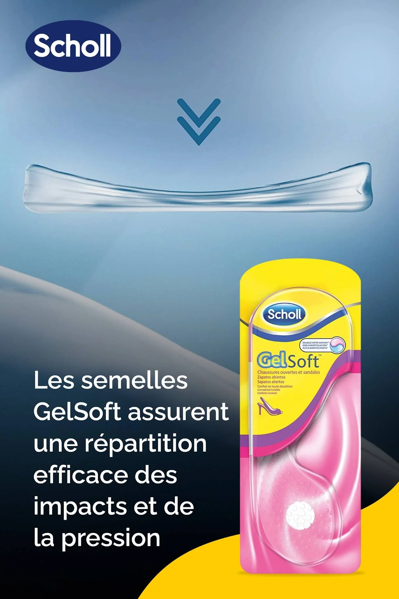 Semelle Gel Soft pour Elle Chauss. Ouvertes - Image 4
