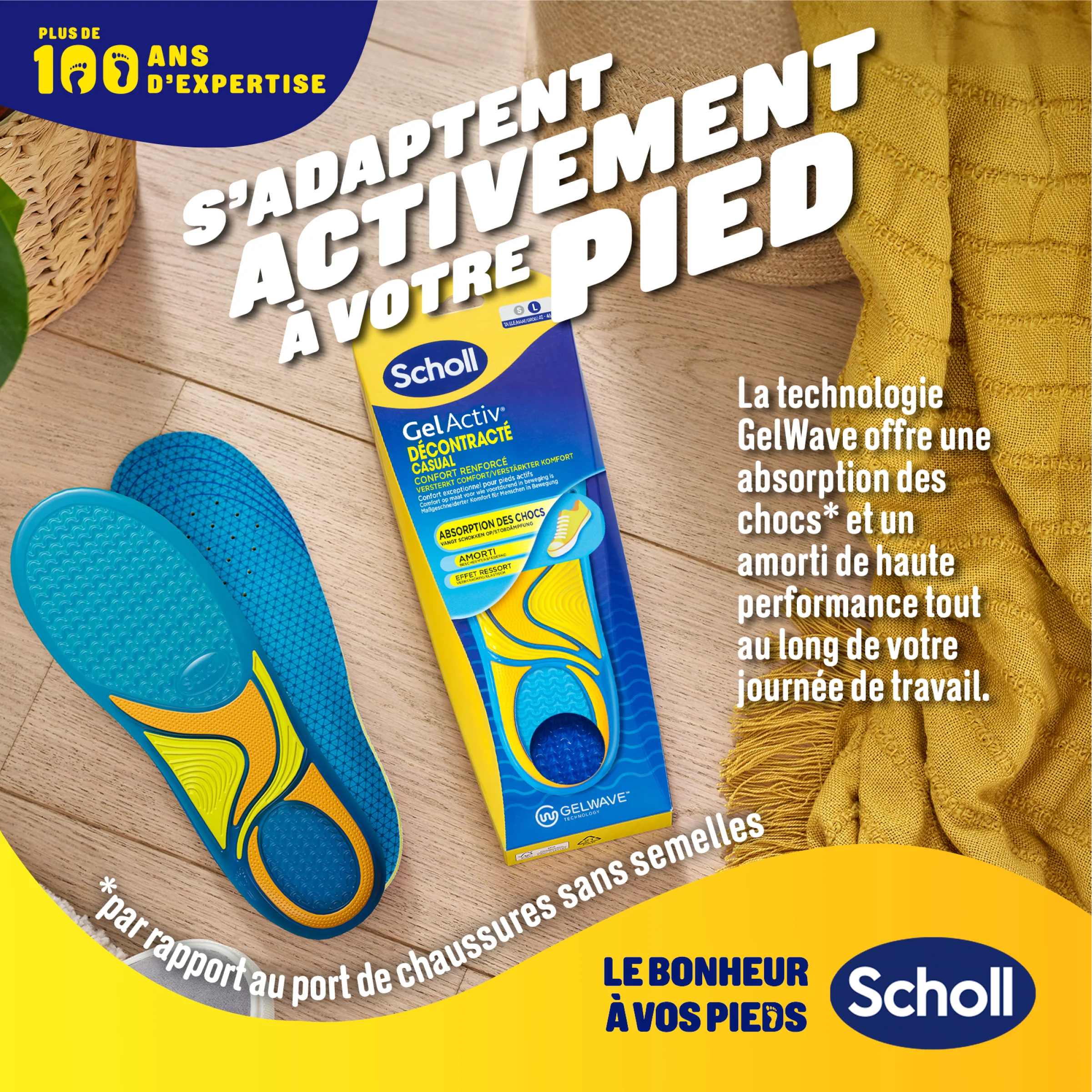 Semelles Scholl GelActiv Décontractées - Pointure 40-46.5 - Image 3
