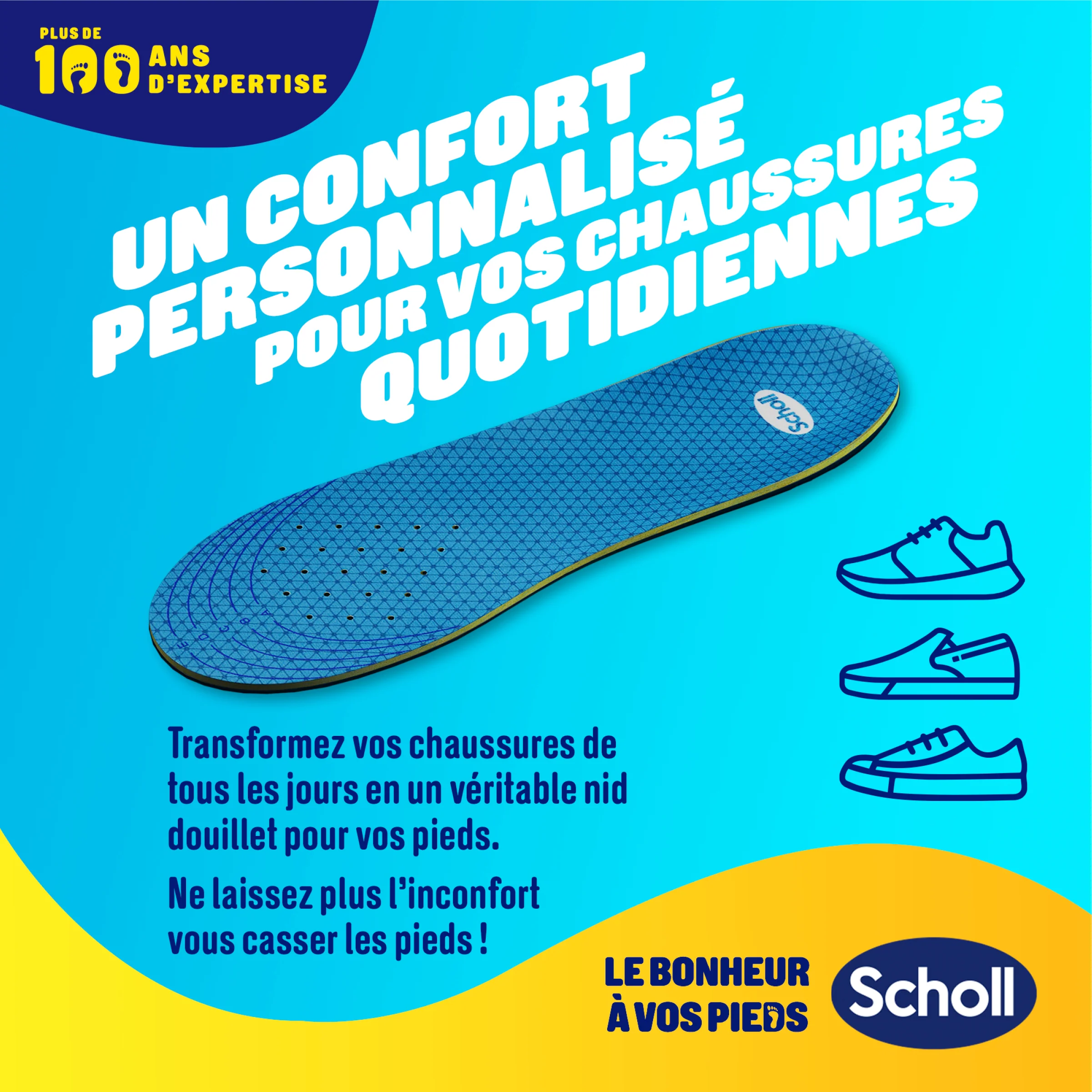 Semelles Scholl GelActiv Décontractées - Pointure 40-46.5 - Image 4