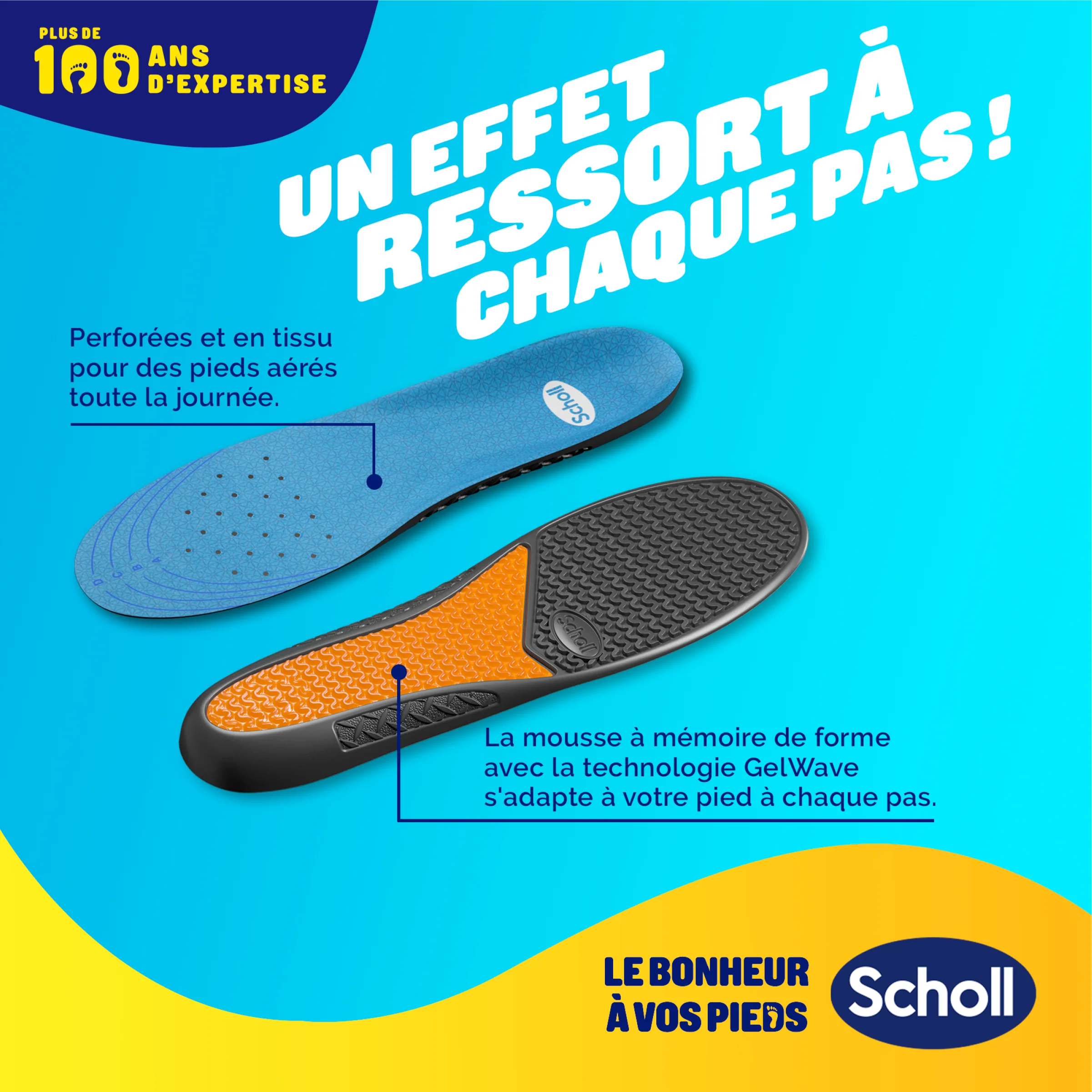 Semelles Scholl GelActiv Professionnel - Pointure 35.5-40.5 - Image 5
