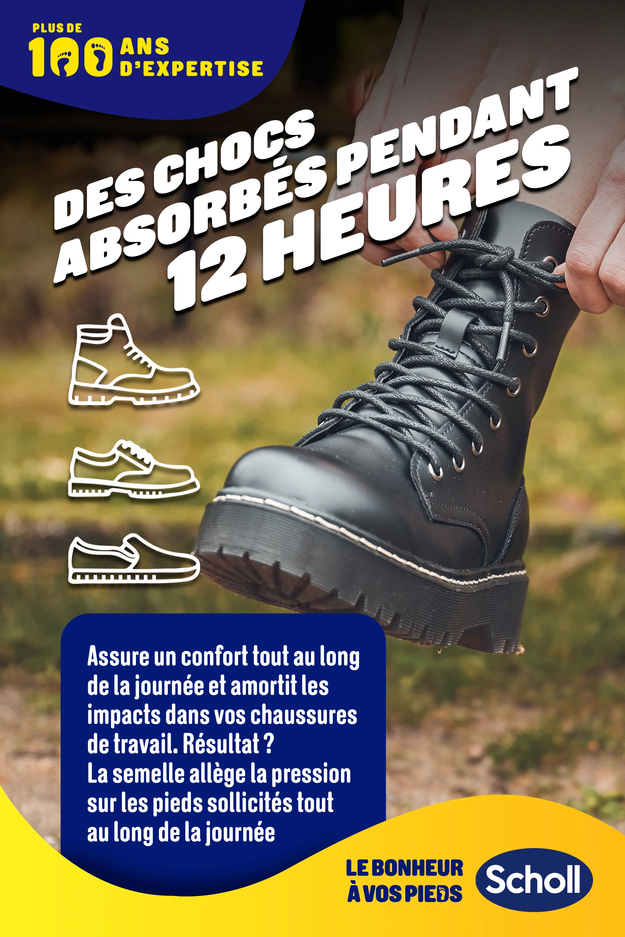 Semelles Scholl GelSoft Professionnelles Femme - Pointure 35.5-40.5 - Image 3