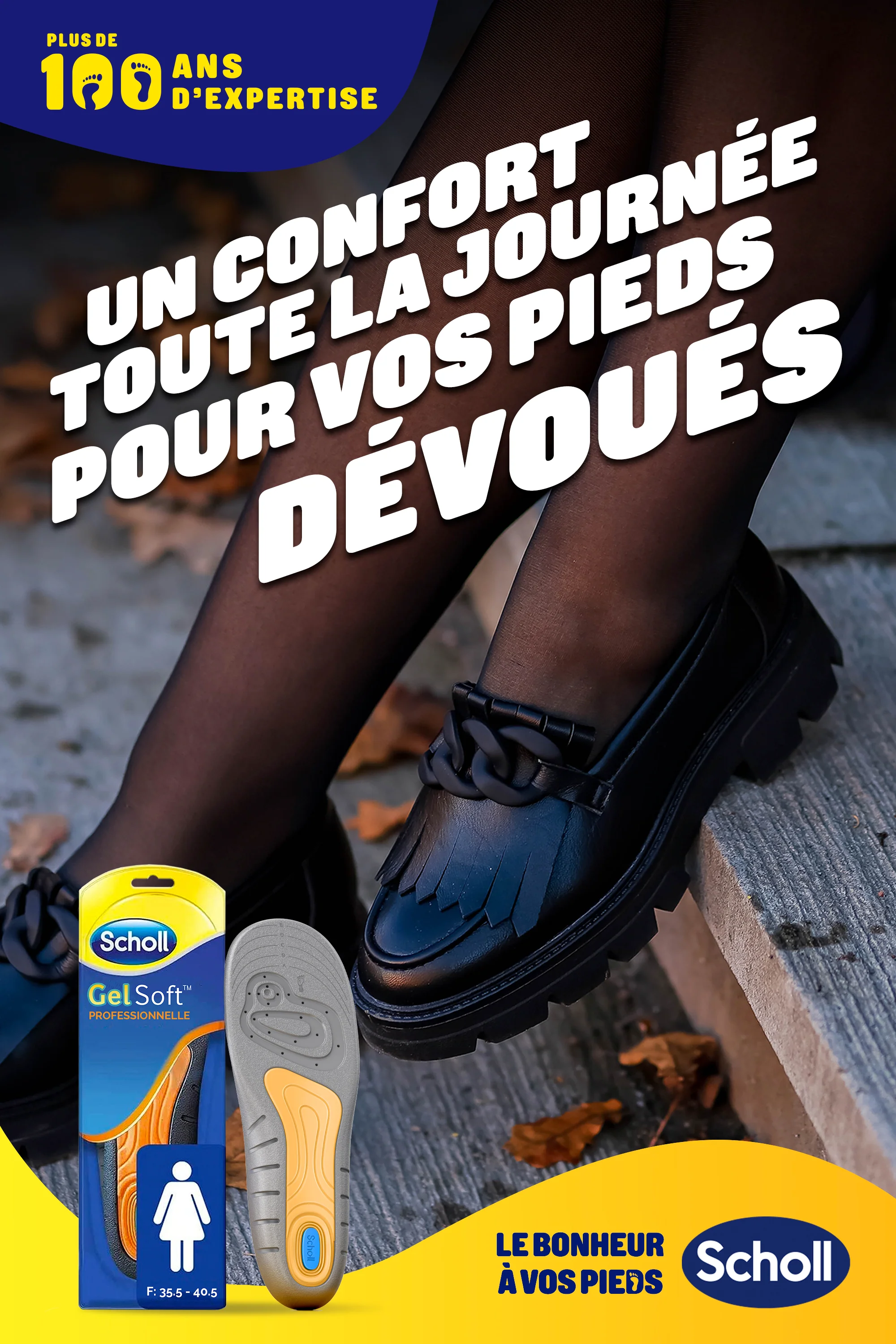 Semelles Scholl GelSoft Professionnelles Femme - Pointure 35.5-40.5 - Image 5
