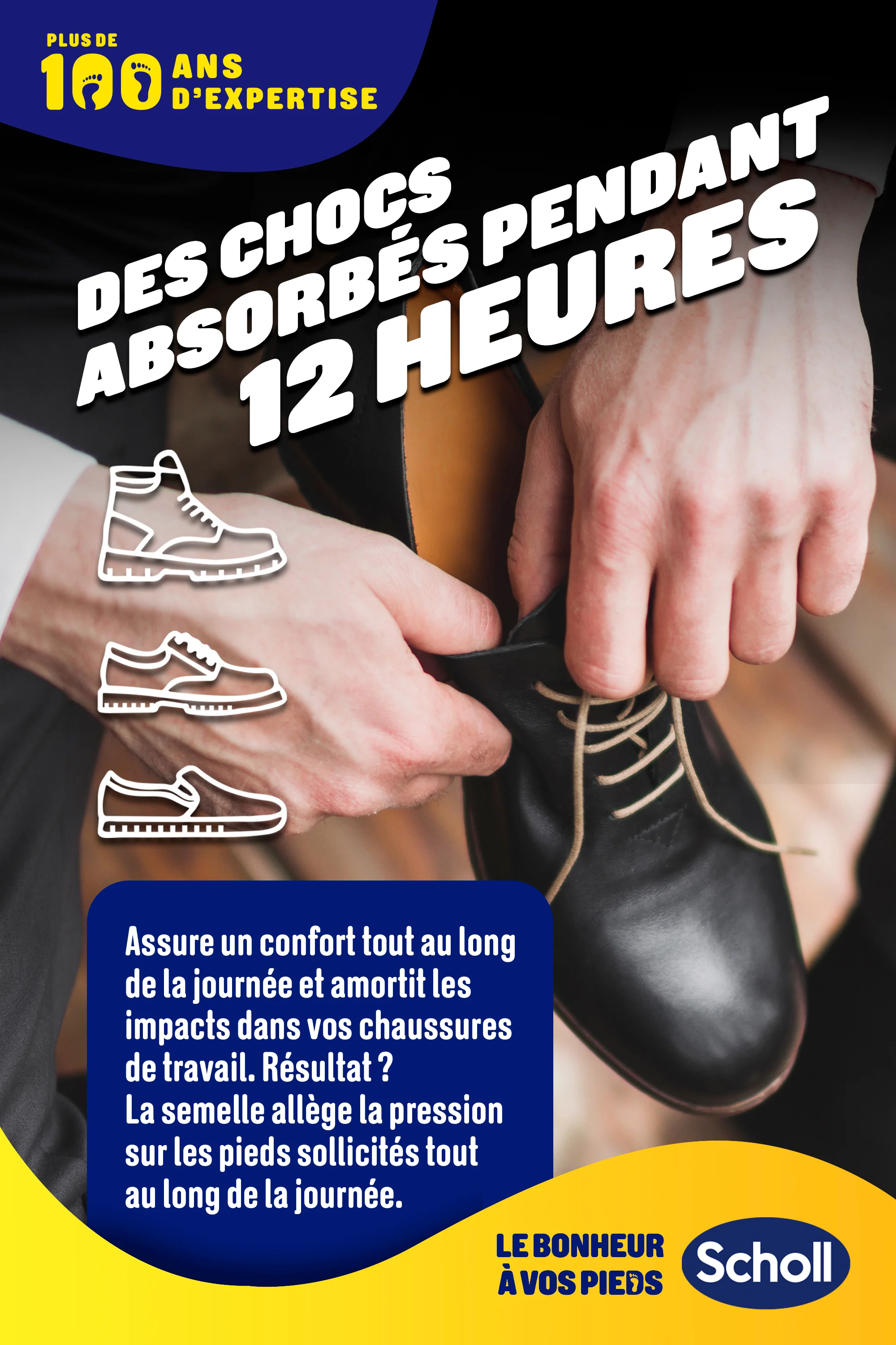 Semelles Scholl GelSoft Professionnelles Hommes - Pointure 40-46.5 - Image 5