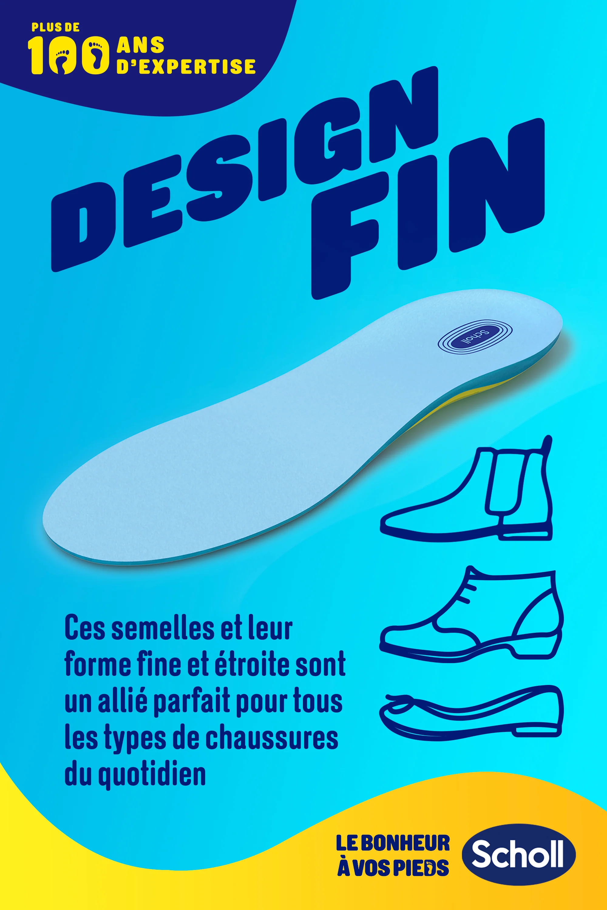 Semelles Scholl GelSoft Quotidien Femme - Pointure 35.5-40.5 - Image 3